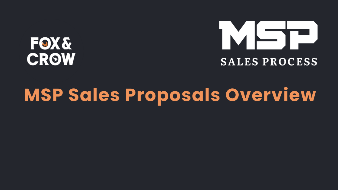 MSP Sales Proposals Overview msp-sales-proposals-overview