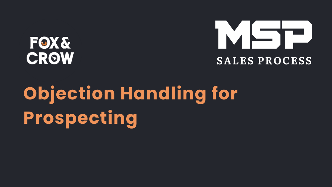 Objection Handling for Prospecting objection-handling-for-prospecting