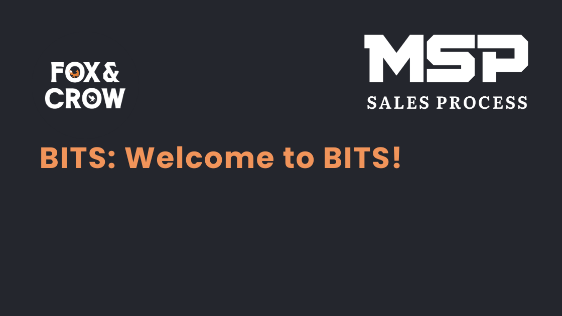BITS: Welcome to BITS! welcome-to-bits